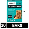 image:imageRXBAR High Protein Bars 18g Protein Gluten Free Protein Snacks Chocolate Chip Peanut Butter 6 Boxes 30 BarsChocolate Chip Peanut Butter