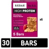 image:imageRXBAR High Protein Bars 18g Protein Gluten Free Protein Snacks Strawberry Peanut Butter 253oz Box 12 Bars5 Count Pack of 6