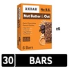 image:imageRXBAR Nut Butter and Oat Protein Bars Protein Snacks Snack Bars Dark Chocolate Peanut Butter 6 Boxes 30 Bars5 Count Pack of 6