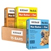 image:imageRXBAR Nut Butter and Oat Protein Bars Protein Snacks Snack Bars 3Flavor Variety Pack 3 Boxes 15 Bars5 Count Pack of 3