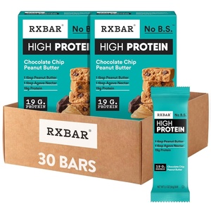 image:imageRXBAR High Protein Bars 18g Protein Gluten Free Protein Snacks Chocolate Chip Peanut Butter 6 Boxes 30 BarsChocolate Chip Peanut Butter