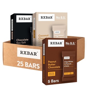 image:imageRXBAR Protein Bars 12g Protein Gluten Free Snacks Chocolate Lovers Variety Pack 5 Boxes 25 Bars5 Count Pack of 5