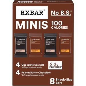 image:imageRXBAR Protein Bars 12g Protein Gluten Free Snacks Peanut Butter 22oz Box 12 Bars2Flavor Chocolate Variety