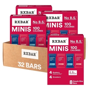 image:imageRXBAR Protein Bars 12g Protein Gluten Free Snacks Peanut Butter 22oz Box 12 Bars2Flavor Fruit Variety
