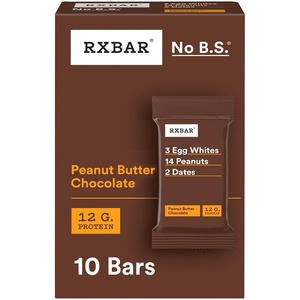 image:imageRXBAR Protein Bars 12g Protein Gluten Free Snacks Peanut Butter Chocolate 22oz Box 12 Bars10 Count Pack of 1