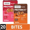 image:imageRXBAR Protein Energy Bites 8g Protein Gluten Free Energy Snacks Protein Snacks Dark Chocolate Peanut Butter 211oz Box 24 BitesVariety